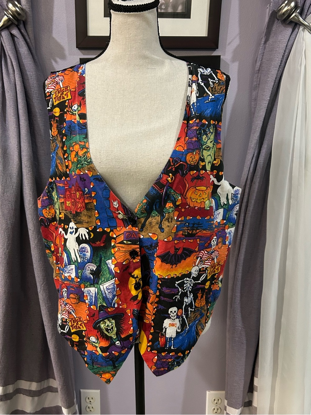 Vintage Basic Editions Halloween Vest